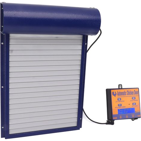 Porte de poulailler automatique 3 en 1 avec détection de luminosité, minuterie et télécommande, pour élevage, 100-240 V, prise bleue AU. (1/5)