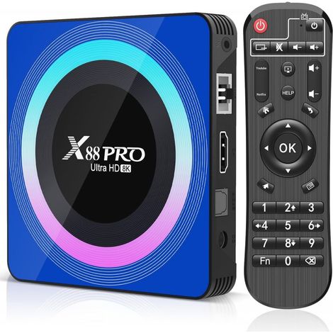 Boîtier TV - RK3528 - 4 Go RAM - 64 Go ROM - Wi-Fi 6 Dual Band 2,4/5,0 GHz - Bluetooth 5,0 - Sortie 8K - 1 Pièce (1/5)