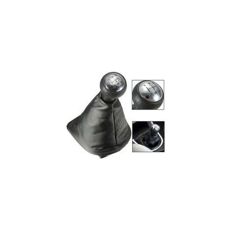Pomo de palanca de cambios de 5 velocidades con funda, compatible con Peugeot 307. (1/4)