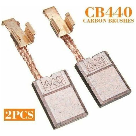 Carbon Brushes for Makita CB-440 Motor - Compatible with 18 DHP456, DDF456, BDF452, DTD14 (1/4)