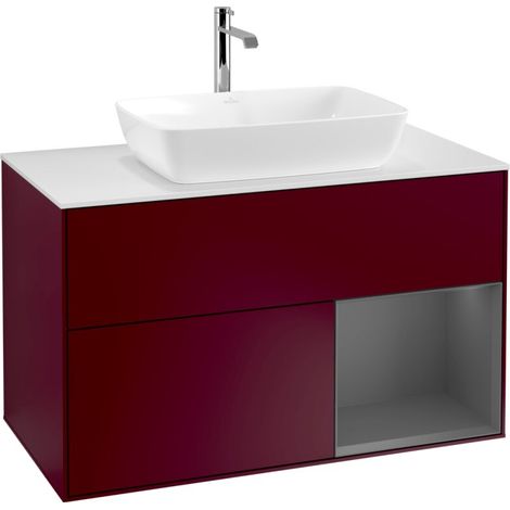 Villeroy & Boch F781GKHB Meuble-lavabo Finion F78 (1/2)