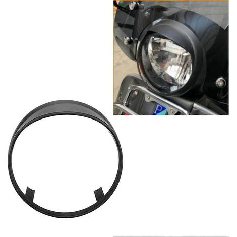 Motorrad-Scheinwerferabdeckung, Scheinwerferabdeckung, Verkleidung, Scheinwerfer-Zierring, Rahmen für Vespa GTS300 2019–2023 (1/5)