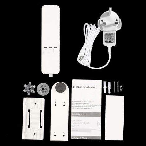 Intelligente, motorisierte Jalousie mit WLAN-Funktion für Kettenjalousien, mit App-Fernbedienung, Sprachsteuerungskompatibilität, programmierbar, Elektromotor für Vorhänge und Rollläden (1/5)