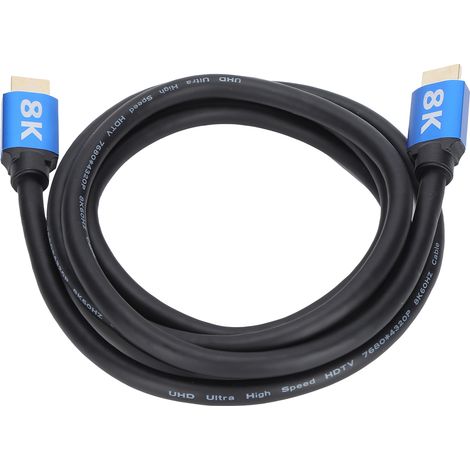 Câble HDMI 8K 1.8m 48Gbps Haute Définition pour Ordinateur et Télévision (1/5)