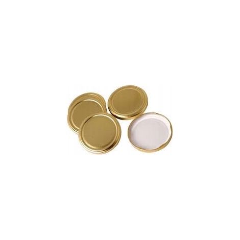 Coperchi per barattoli, oro, diametro 66 mm / 10 pz.