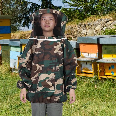 Veste de protection épaisse professionnelle pour apiculteurs, combinaison et blouse d'apiculteur, fournitures pour apiculteurs (1/5)
