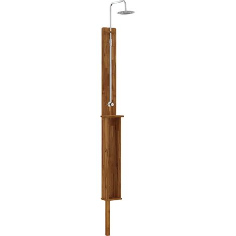 Doccia da esterno 257 cm Naturale vidaXL (1/5)