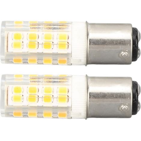 Filiyano-Lot de 2 petites ampoules LED BA15D type maïs, à intensité variable, pour machine à coudre, réfrigérateur, éclairage d'appareils (1/4)