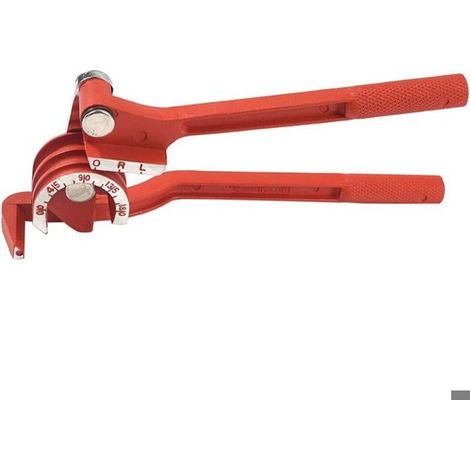 Cintreuse tube cuivre 3 en 1 Ø6/8/10 mm pour plomberie et chauffage - Rouge (1/5)