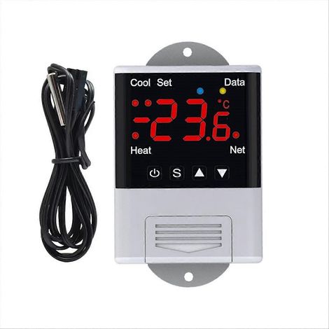DTC1201 WLAN-Funkthermostat für Aquarien mit Sensor und Steuerungs-App für Smart Home (110V/220V AC). (1/5)
