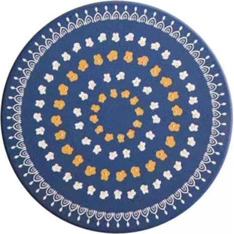 2x Napperon Rond Résistant à La Chaleur, Coussin Isolant pour Table à Manger, Fête (1/5)