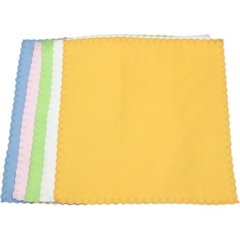 Chiffon Microfibre 5 Pièces Lot Nettoyage Polissage pour Instruments de Musique Guitare Violon Piano (1/5)