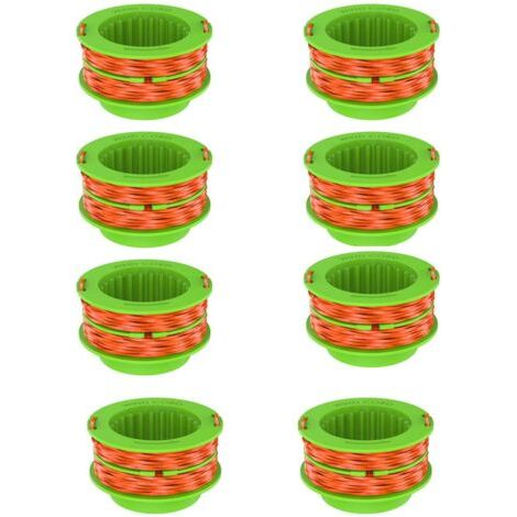 Jeu de cordons de coupe pour tondeuse EGO power + AS1300, bobines de cordon de remplacement pour tondeuse Ego 15 ST1500/ST1500-S 8 pièces (1/4)