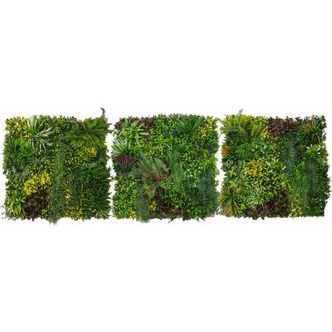 Cassia Artificial Wall Tile x 3 - 100cm x 100cm