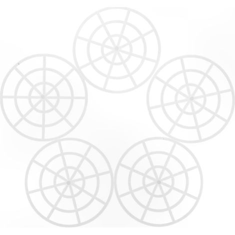 Lot de 10 poids de fermentation en treillis plastique pour bocaux, accessoires de conserve pour légumes, stérilisation et conservation alimentaire (1/4)