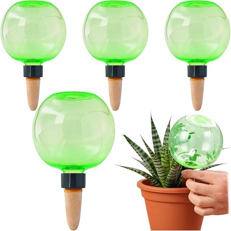 4 Pièces Boules D'Irrigation pour Plant, Globes D'Arrosage, Globes D'Arrosage d'eau pour La Maison, Globes D'Arrosage de Plantes, pour des Plantes de Balcon et de Jardin Intérieur (1/5)