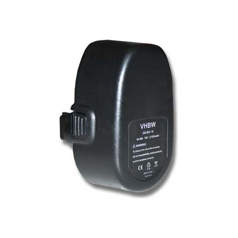 vhbw 1x Akku Ersatz für Black & Decker PS145, A9268, A9277, A9282 für Werkzeug (2100 mAh, NiMH, 18 V) (1/2)