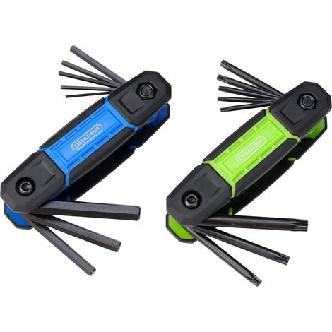 Draper 31269 TX-STAR and Metric Folding Hex Key Set (16 Piece) (1/2)