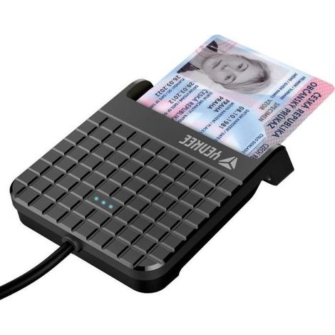 Lector de Tarjetas Externo Yenkee YCR 101 Negro (1/5)