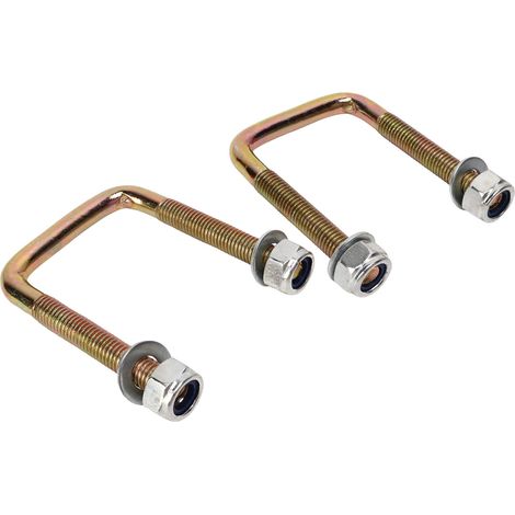 2 boulons en U pour ressort à lames de voiturette de golf avec écrou et vis, en alliage d'acier 72618 G01, de remplacement pour EZGO TXT Workhorse essence et électrique (1/5)