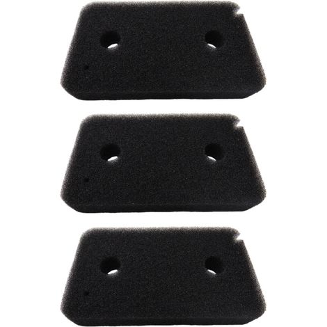 Schwammfilter / Schaumfilter / Filtermatte für Miele T8939WP T8961WP T8961WP  T8964WP T8965WP T8968WP T8969WP T8970WP ersetzt 9499230 7686791 - 3 Stück