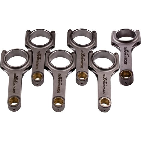 Forged H beam Bielas Bielles para BMW 3er E30 325e 5er E28 525e M20B27 2.7L Con Rod ARP 2000 (1/5)