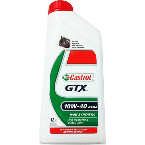 Olio castrol gtx 10w-40 a3/b4 1 litro