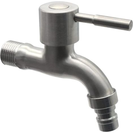 Wandarmatur aus Edelstahl – Für Bad, Waschbecken, Waschmaschine, Garten (1/4)