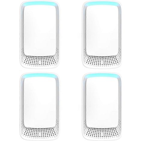 Luftionisator gegen Milben, 4er-Packung Stecker-Luftreiniger für den Heimgebrauch mit Negativ-Ionen-Generator, geräuschloser Geruchsbeseitiger (EU) (1/5)