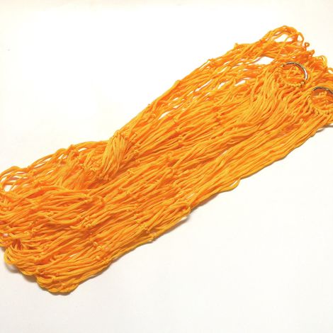 Hamac - Maille en nylon - Respirant - Portable pour l'extérieur - Sac de rangement + 2 cordes épaisses