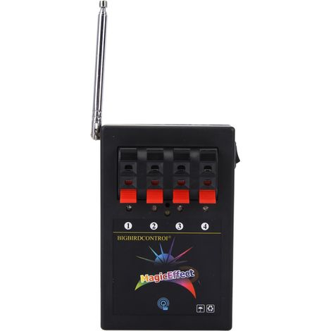 Interruptor de encendido electrónico de 4 posiciones con control remoto inalámbrico para sistemas de fuegos artificiales. (1/5)