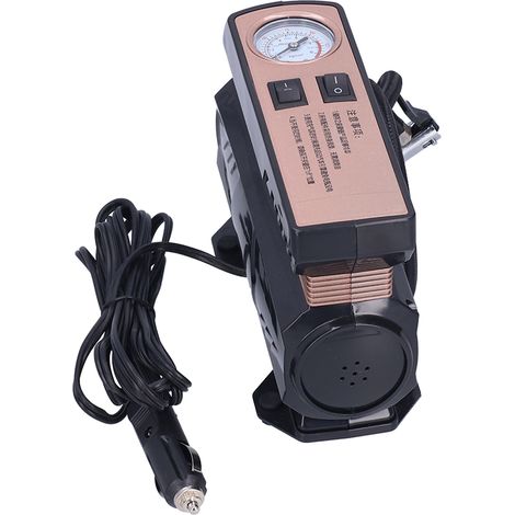 Pompe à air portable 12 V 120 W, compresseur de gonflage électrique numérique pour pneus de moto (1/5)