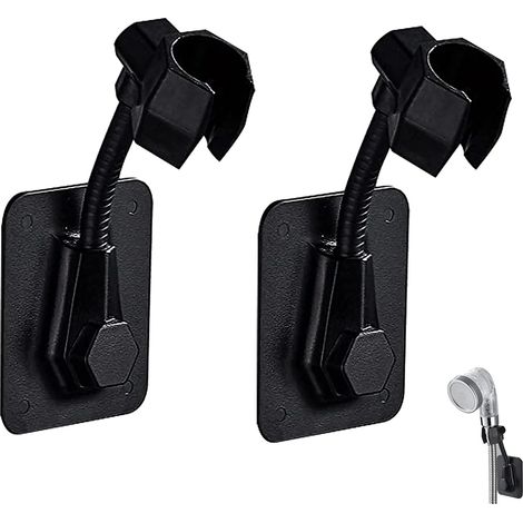 [NUNCA USADO]2er Set Brausehalter ohne Bohren - 360° verstellbar - Universal Duschkopfhalter für Handbrause in Bad und Haushaltsc (1/5)