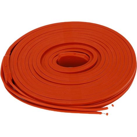 Cuifati Chauffage en Silicone, NICR-Fil Awlowing 15x3000 Mm Effet isolé Pipeline Couile de Chauffage Installation Simple pour les Tubes en Plastique en Métal (1/4)