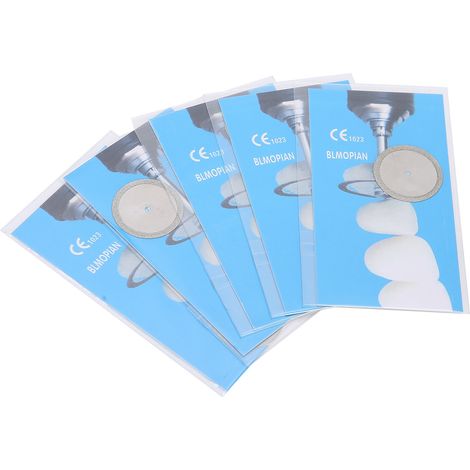 Kit de 5 disques de coupe dentaire double face pour polissage et meulage (1/5)