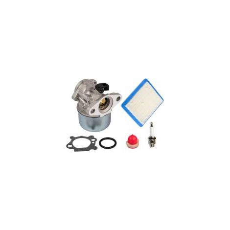Kit de carburador 799868 con bola de arranque y filtro de aire 491588, para motores Briggs & Stratton de 4 a 7 HP 498170, 497586, 497314