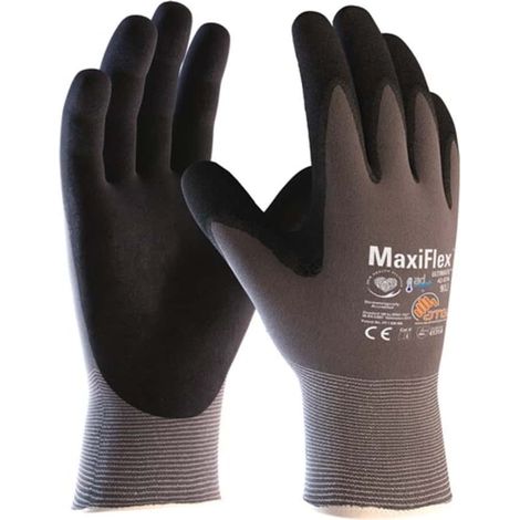 Handschuhe MaxiFlex Ultimate AD-APT 42-874 Gr.8 grau/schwarz Nyl. EN 388 Kat.II
