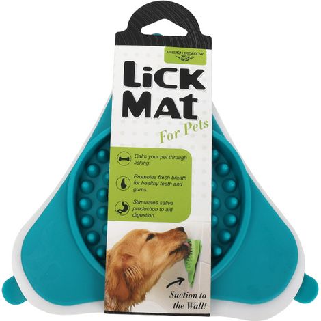 Leckmatte für Hunde mit Saugnäpfen, Anti-Erstickungs-Matte für Haustiere, Anti-Stress-Futterzubehör und Futterverlangsamer-x-x