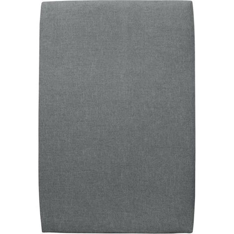 Tete de lit Tapissée Tissu Gris anthracite L 90 cm - Ep 10 cm rembourré (1/2)