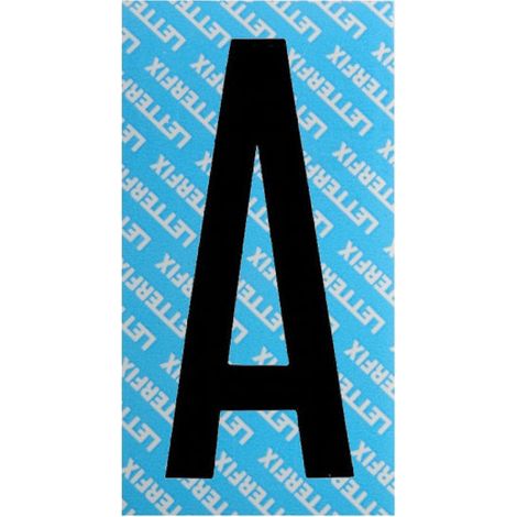 Letra adhesiva negra Serie T80 A Letterfix