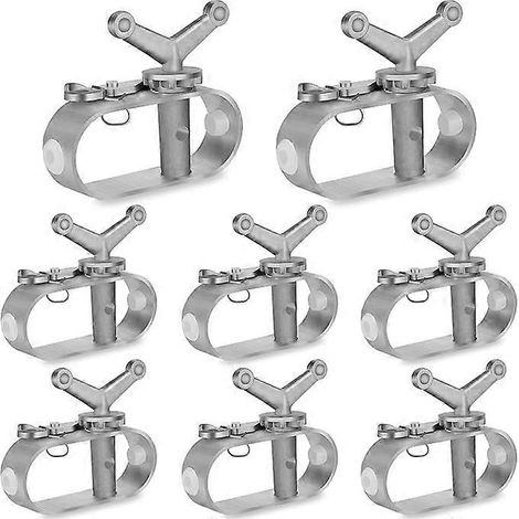 Treuil pour couverture de piscine, treuil d'hivernage, treuil en aluminium antirouille pour couverture de piscine hors sol, piscine ronde ou ovale (8 pièces) (1/5)