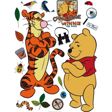 Stickers géant Winnie & Tigrou à l'aventure Disney (1/5)