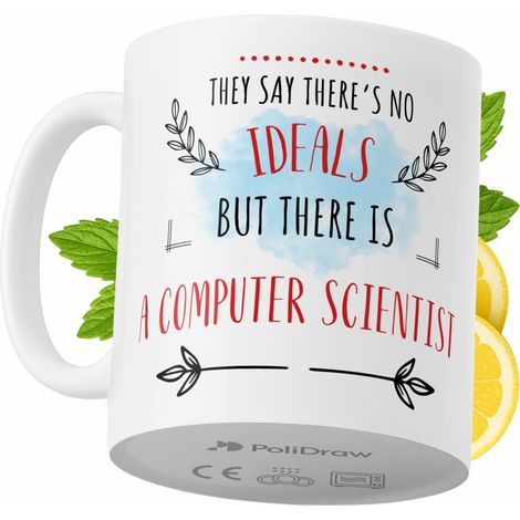 Mug humoristique pour informaticien, avec un texte amusant et un design graphique original. Idéal pour les anniversaires, les fêtes et les occasions spéciales. Mug premium pour la maison, le bureau et (1/5)