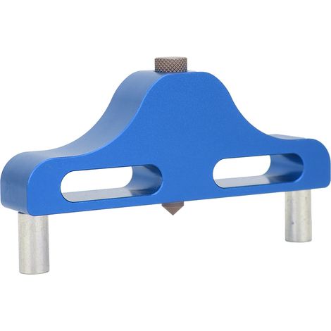 Anreißnadel aus Aluminiumlegierung für die Holzbearbeitung, Mittellinienmarkierungswerkzeug, Hilfsmittel für die Holzbearbeitung, Blau (1/5)