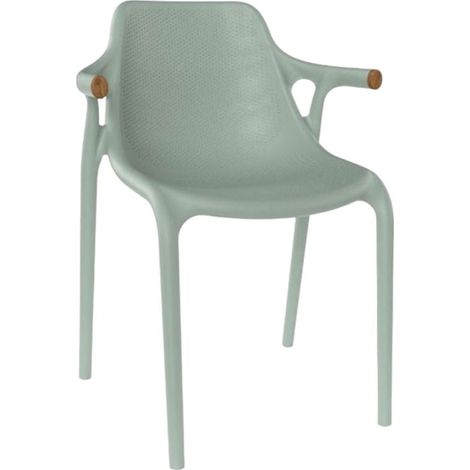 Fauteuil TORO en polypropylène style contemporain pour extérieur