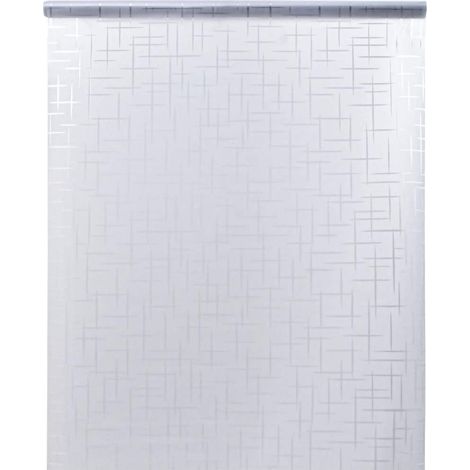 vidaXL Lámina de ventana esmerilada patrón de estrella PVC 60x500 cm (1/5)