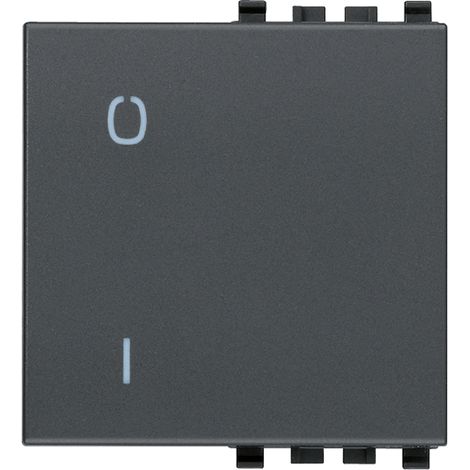 VIMAR – 20022.99 2M-Taster mit OI-Symbol, grau