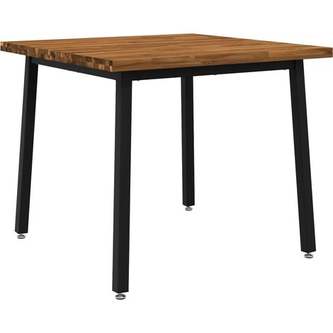 Mesa de Comedor Cuadrada 90 x 90 x 75 cm vidaXL