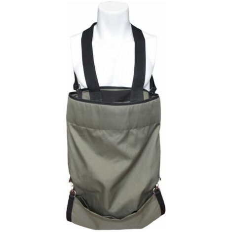 Jardin Fruit Cueillette Tablier - Grand Cueillir des Fruits Sac à Toute épreuve Tissu Oxford - Poches de Rangement Vertes pour Fruits Légumes avec Taille Ajustable pour Femme Homme. (1/5)