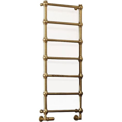 Sèche-serviette eau chaude doré de 1170mm de haut et 504mm de large - 308 Watt - RET1170/504KGSXBBS (1/5)